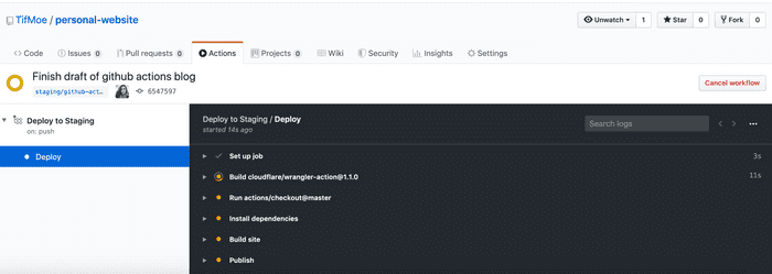 Github Deployment Pipeline